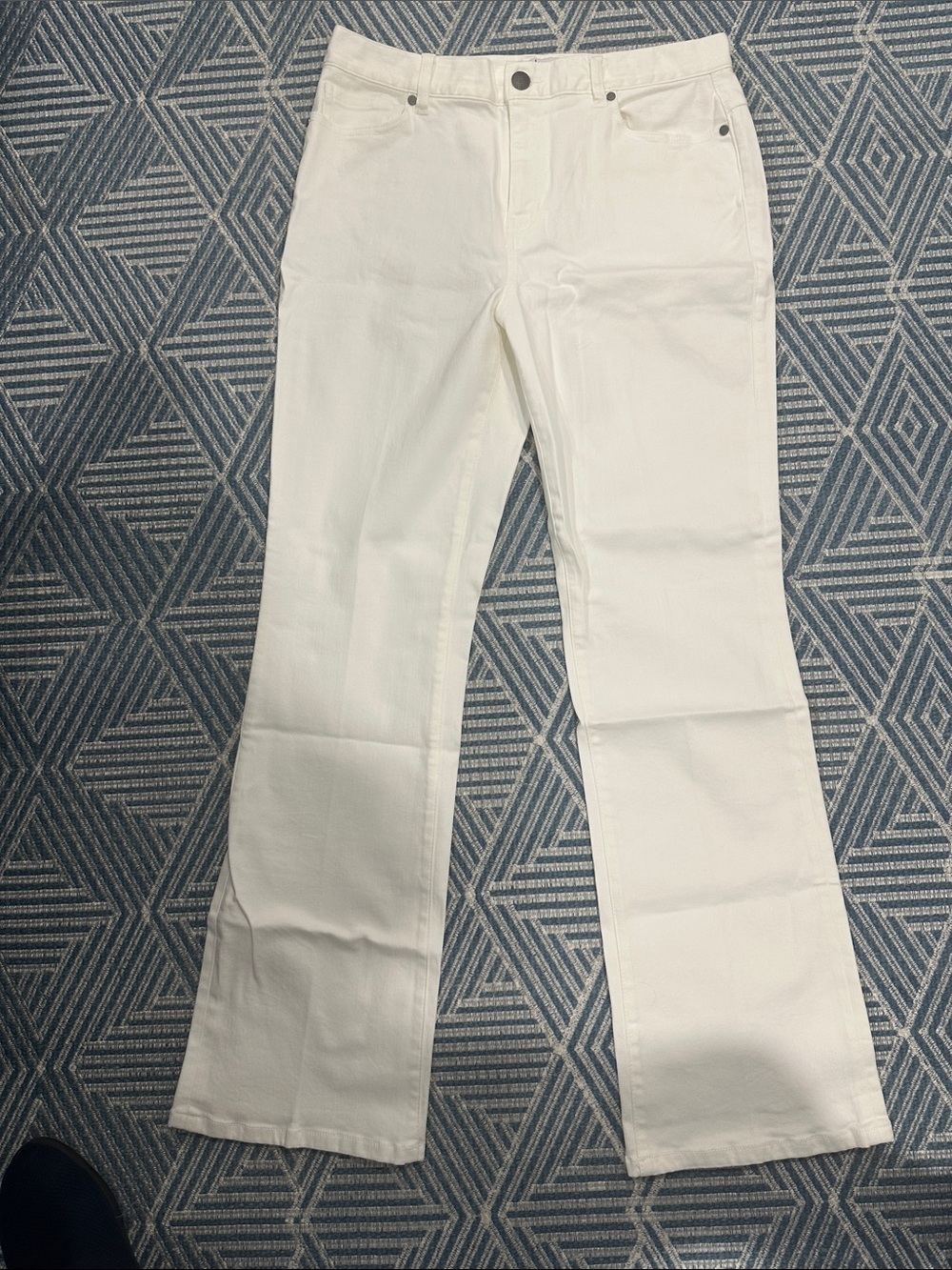 CAbi White Flare & Wide Leg Jeans